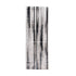 4' X 6' Black Silver and Gray Abstract Power Loom Area Rug